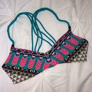 PACSUN Braided Strappy Bikini Top